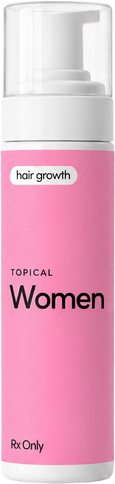 Women's premium hair growth spray bottle